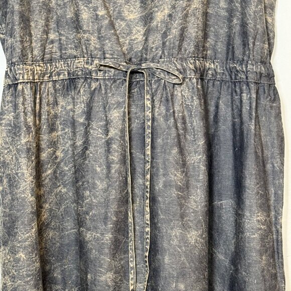 Sun Moda Made in USA Cotton Acid Wash Sun Dress Size Medium - Picture 4 of 9